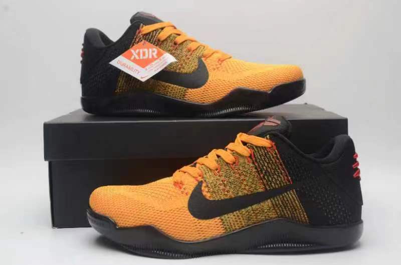 Nike Kobe 11 Bruce Lee Basketball Shoes Orange Black