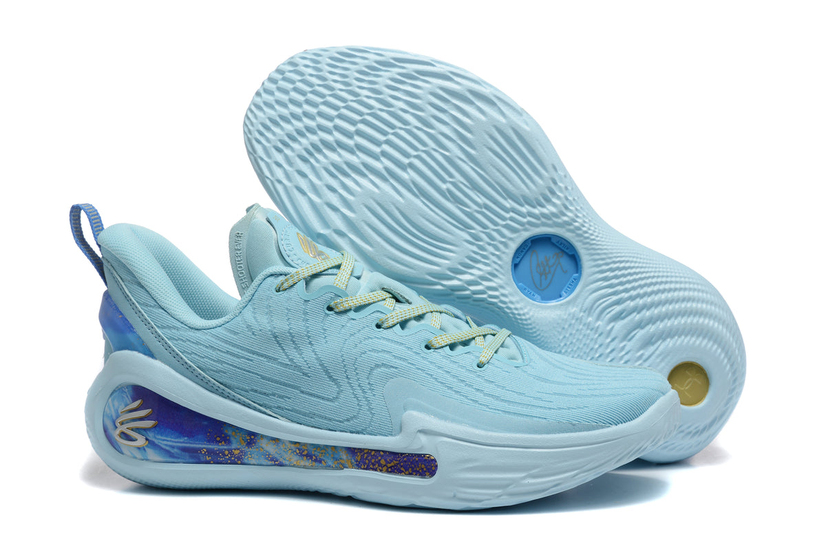 Curry Blue Basketball Sneakers Style 901-13