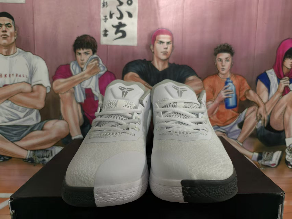 Nike Kobe Basketball Sneakers White Gray