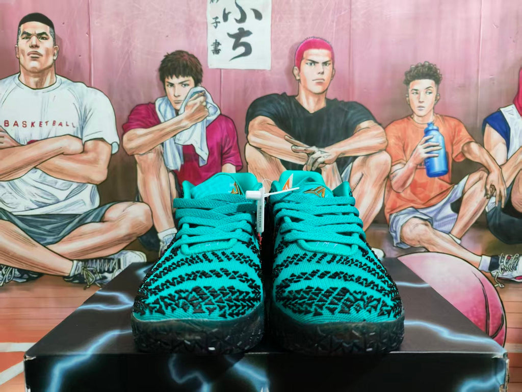 Nike ZoomX Basketball Sneakers in Teal and Black