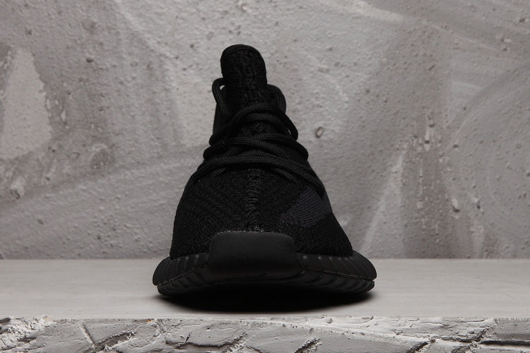 Yeezy 350 V2 Black Knit Sneakers