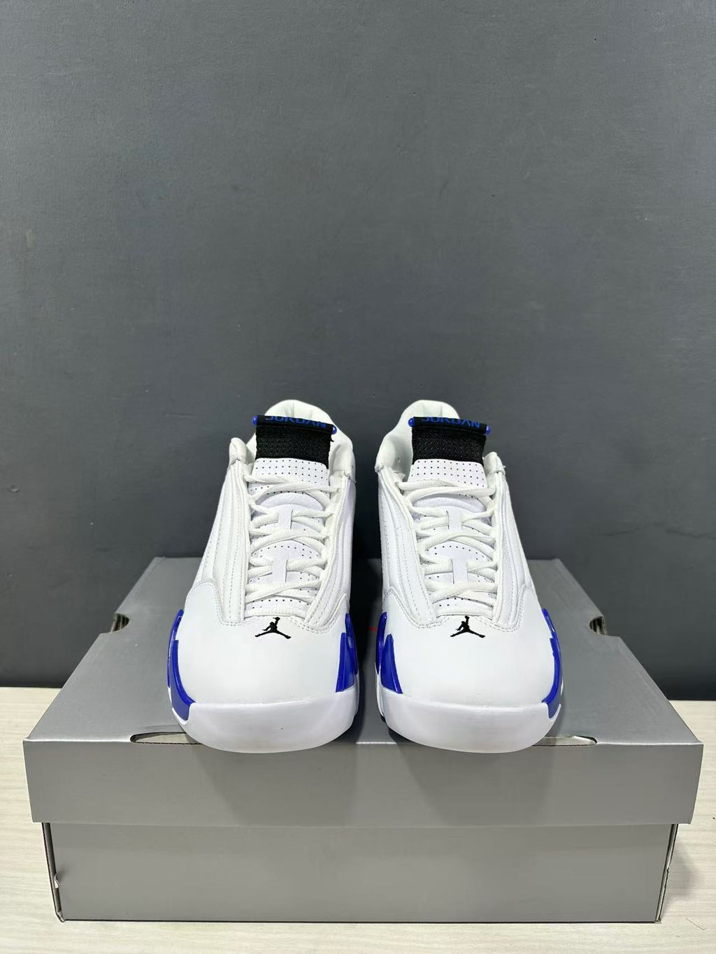 Jordan Air Jordan 14 Hyper Royal White Blue Sneakers