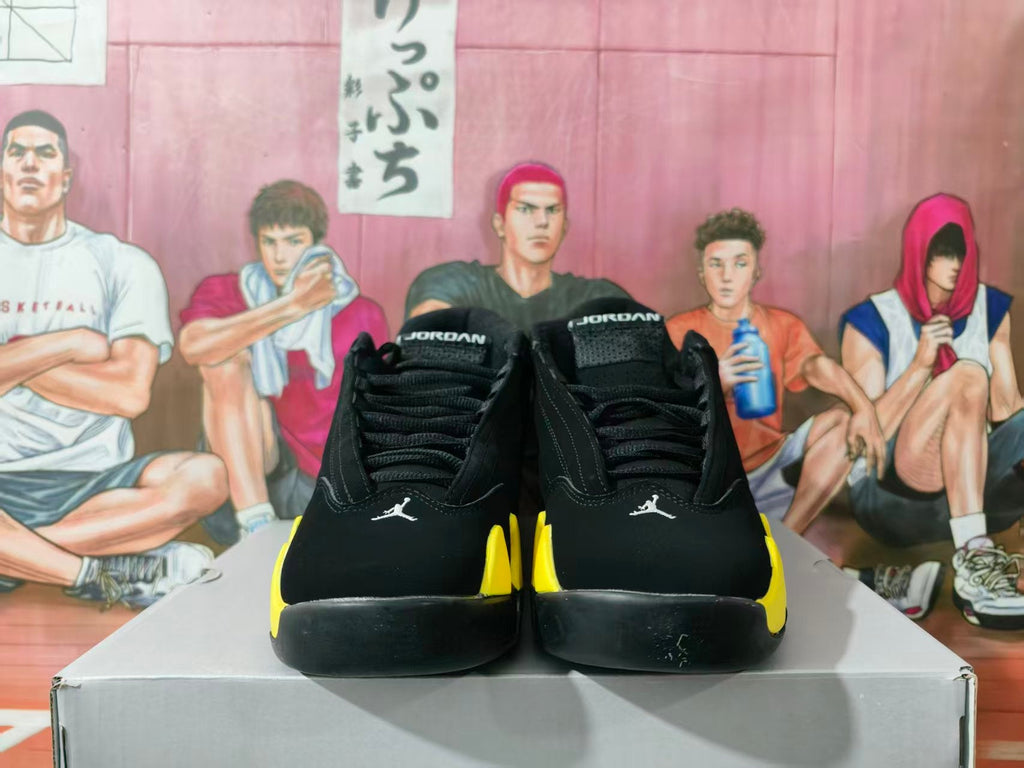 Jordan Basketball Sneakers Black and Yellow