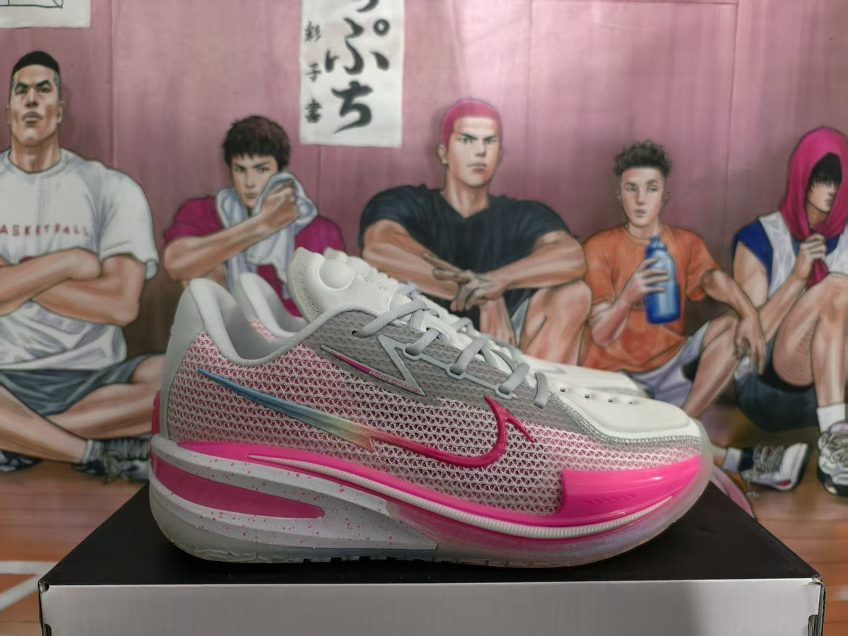 Nike GT Basketball Sneakers White Pink Gray