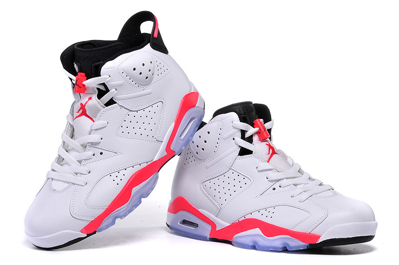 Jordan Air Jordan 6 High-Top Sneakers White Red 384664-123