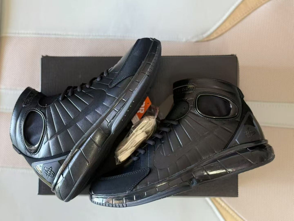 Nike Air Zoom Huarache 2K4 Black Basketball Shoes