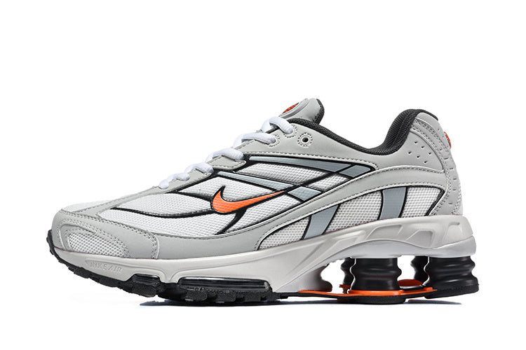 Nike Shox Ride 2 Sneakers in Grey, White and Orange