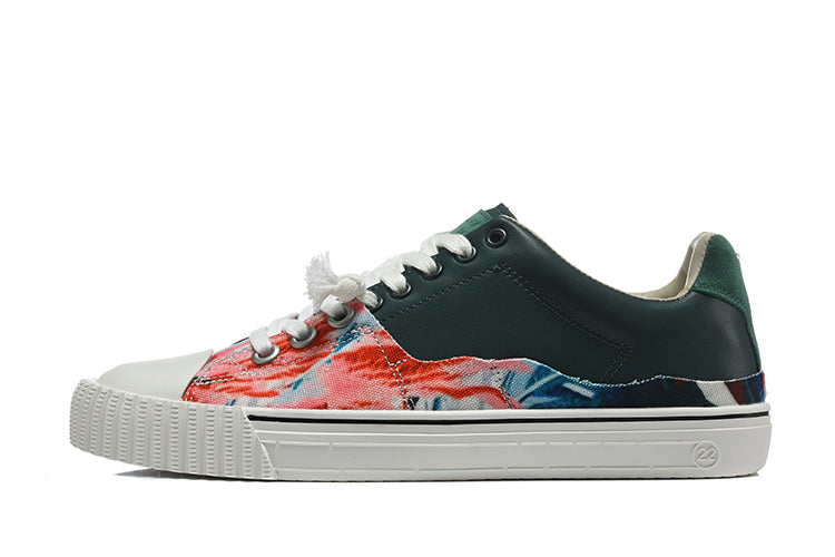 Maison Margiela Tabi Low-Top Sneakers with Graphic Panels