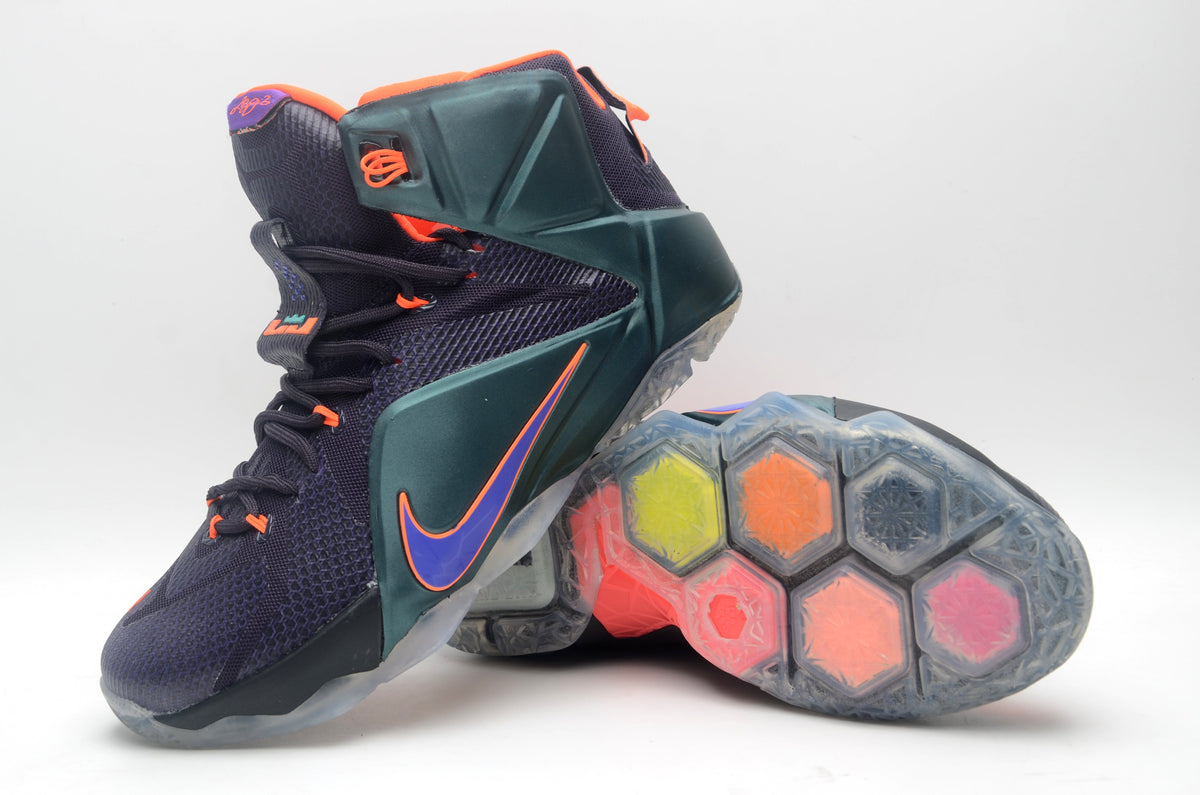 Nike 1412 High-Top Basketball Sneakers Black Purple