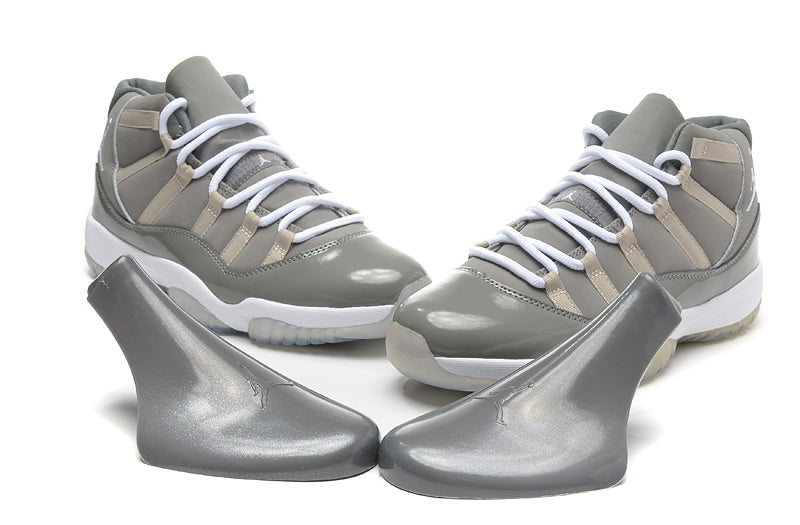 Jordan Air Jordan 11 High-Top Sneakers Gray White 378037-001