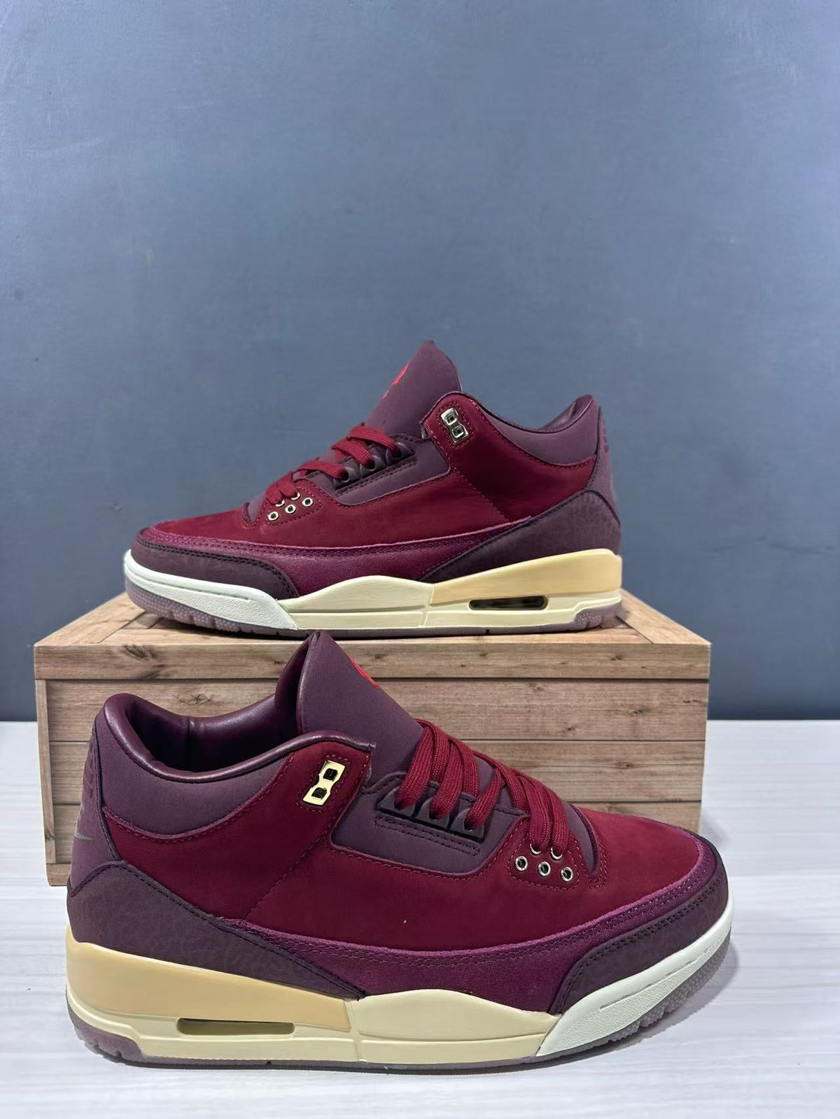 Jordan Air Jordan 3 OG Retro Sneakers Burgundy IO7744-600
