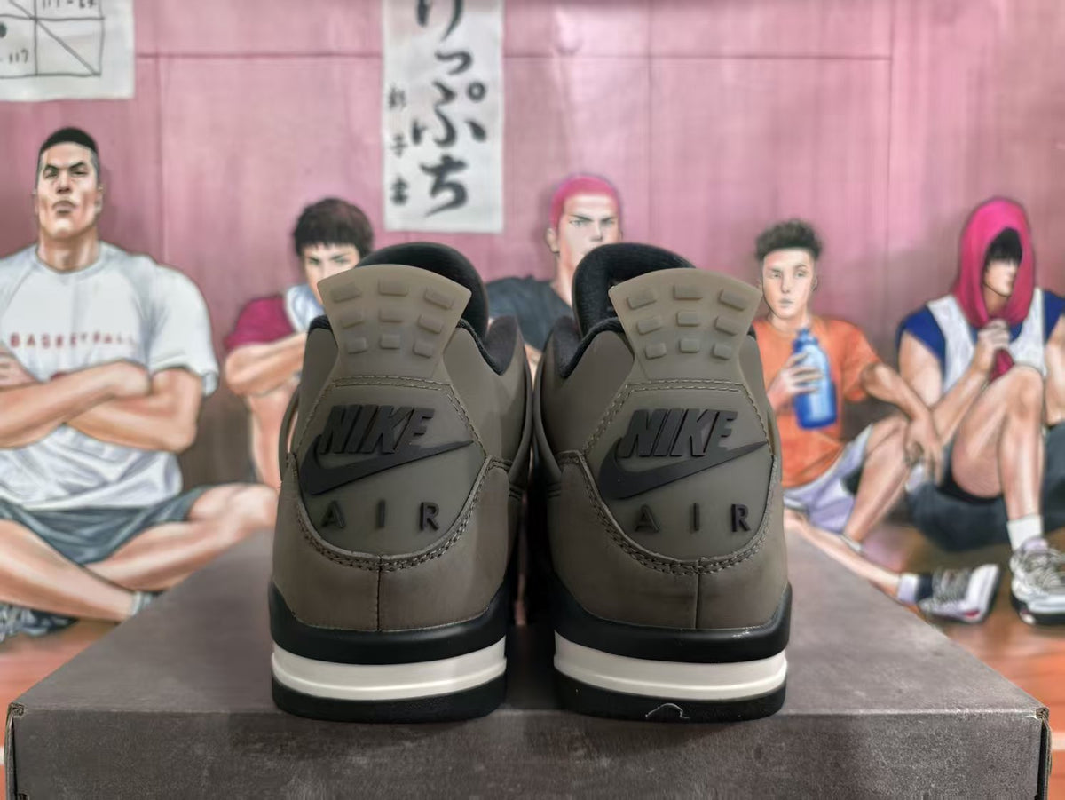 Nike Air Jordan 4 Sneakers Brown