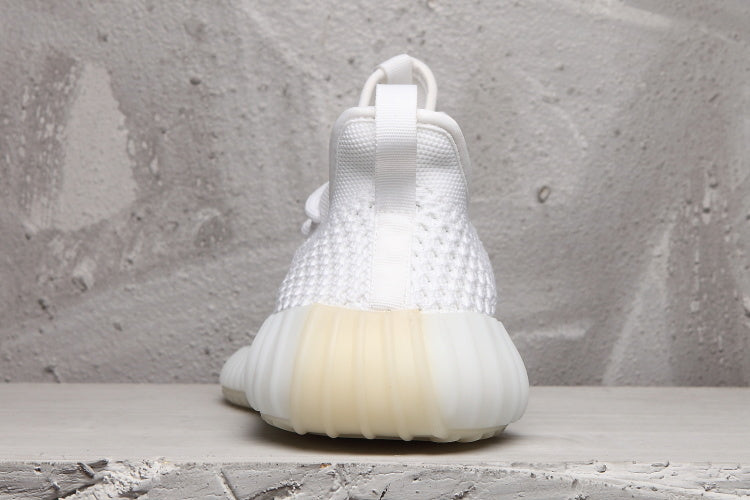 Yeezy 350 V2 White Knit Sneakers