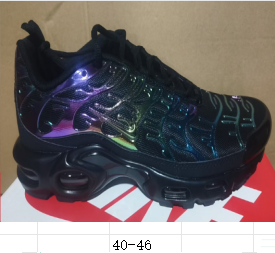 Nike Air Max Plus Black Iridescent Sneakers