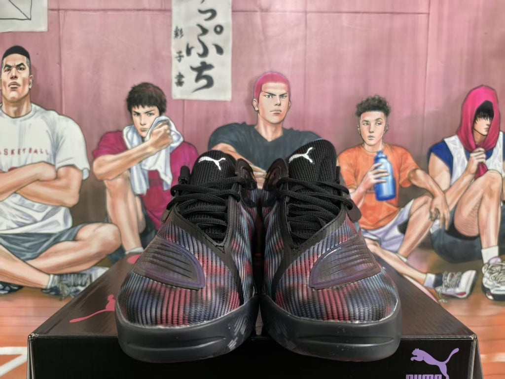 Puma Black Iridescent Sneakers