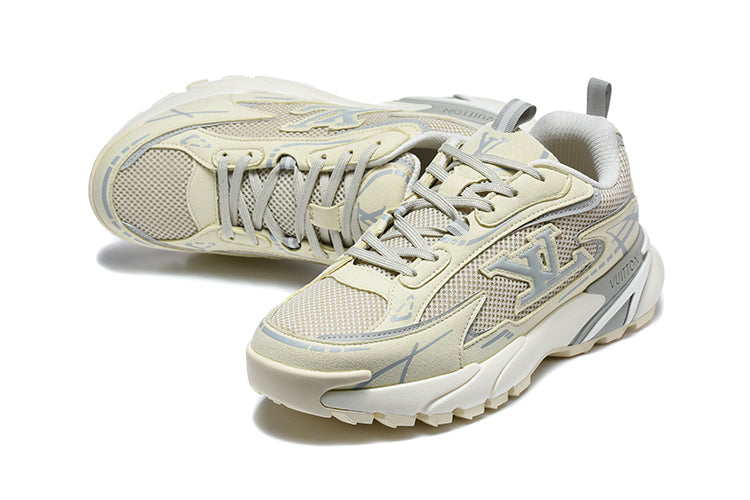 Louis Vuitton LV Runner Tatic Sneakers in Beige and Grey