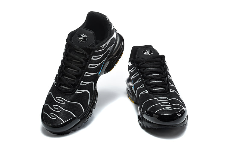 Nike Air Max Plus Black and Silver Sneakers