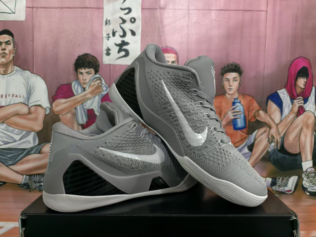 Nike Kobe AD Basketball Shoes in Grey and White