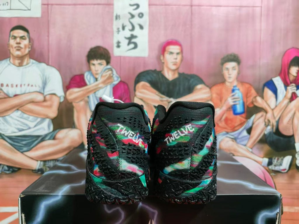 Nike LeBron Basketball Shoes in Black with Multicolor Accents