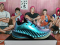 Nike GT Basketball Shoes in Iridescent Blue and Purple