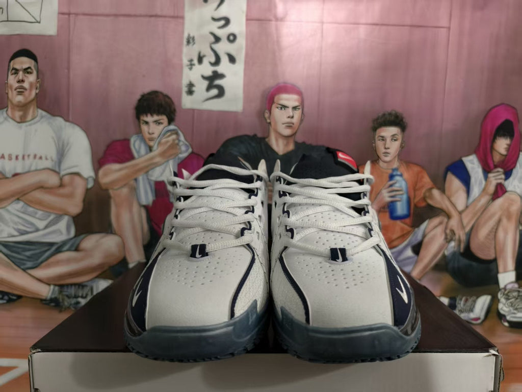 Nike Basketball Sneakers White Navy Green