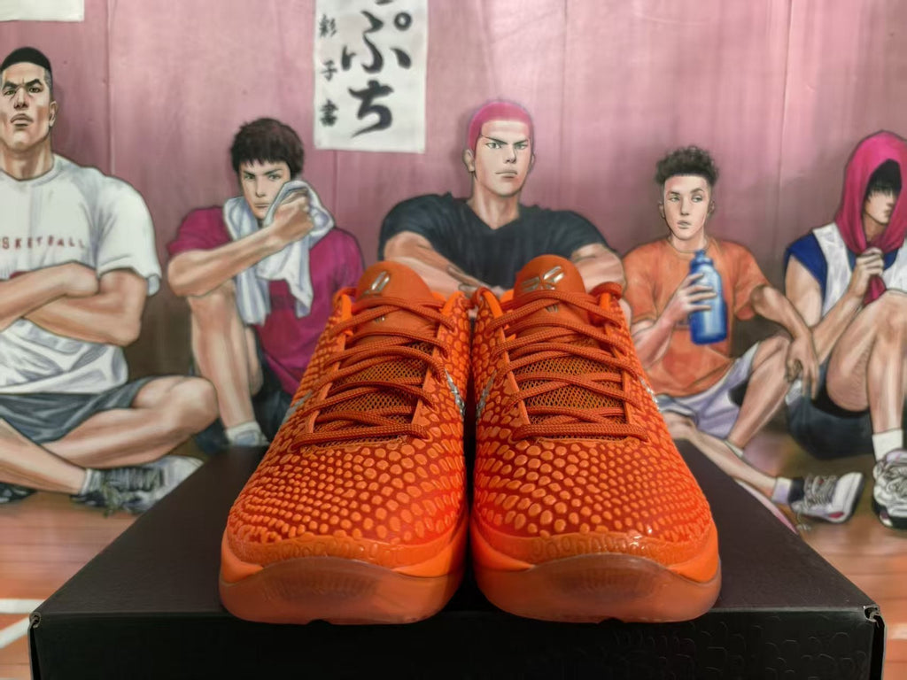 Nike Zoom Basketball Sneakers Orange
