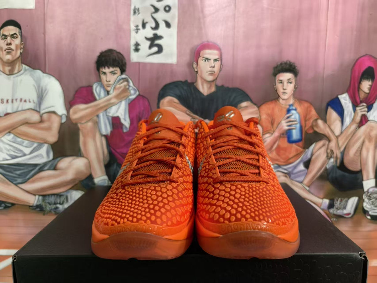 Nike Zoom Basketball Sneakers Orange