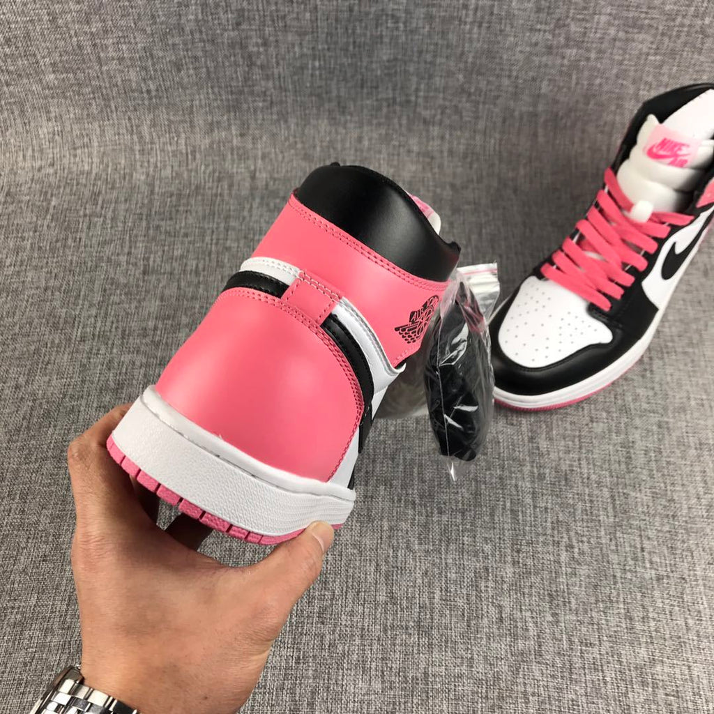 Jordan Air Jordan 1 High Dirty Pink Black Toe Sneakers