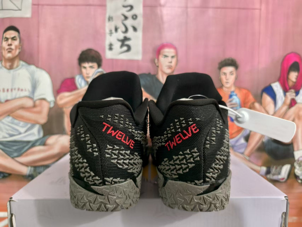 Nike LeBron 17 Basketball Shoes Black Grey Red