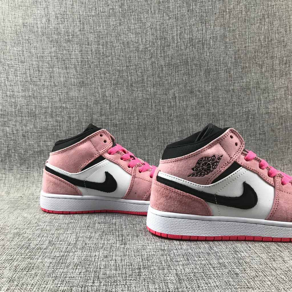 Jordan Air Jordan 1 Mid Pink White Black 852542-801