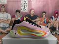 Jordan Basketball Sneakers Black, Pink and Lime