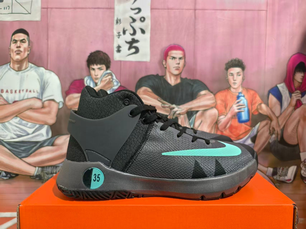 Nike KD Trey 5 Basketball Shoes in Gray and Mint