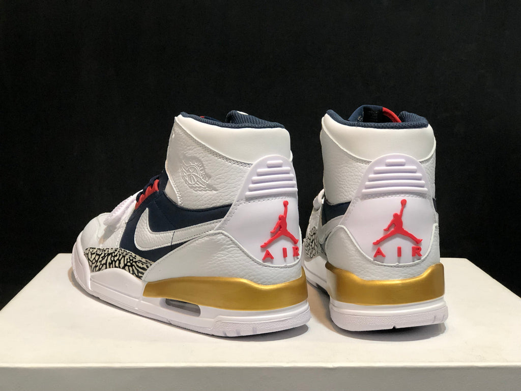 Jordan Air Jordan Legacy 312 Olympic Navy White Sneakers AV3922-101