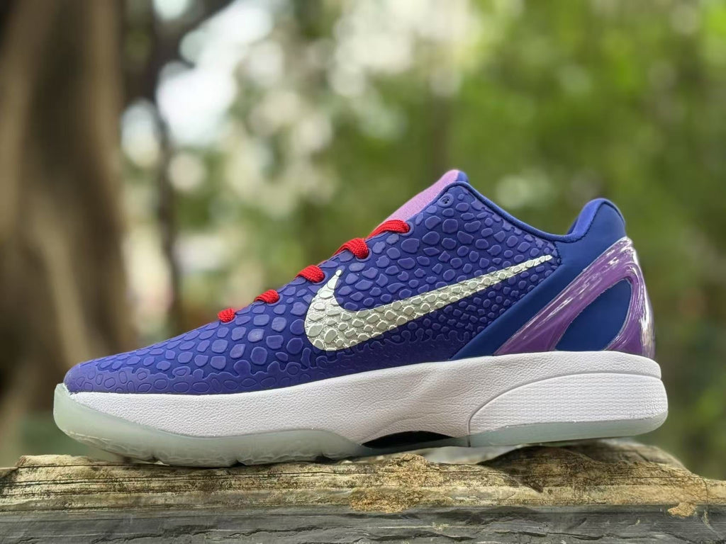 Nike Kobe 6 Tucker Basketball Sneakers Purple Blue