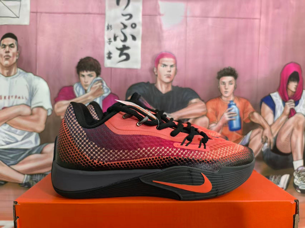 Nike Kobe 9 Low Basketball Shoes in Black and Red