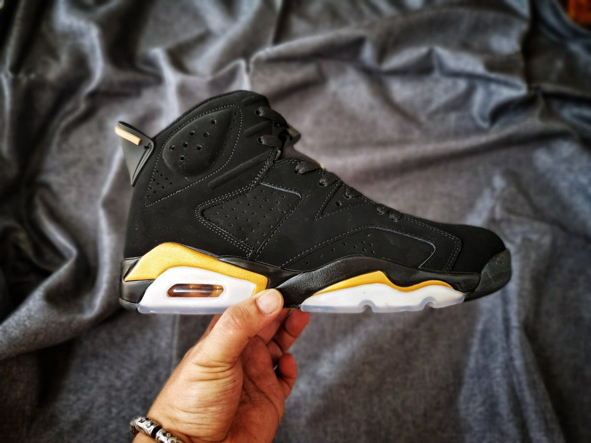 Jordan Air Jordan 6 Black Gold High-Top Sneakers