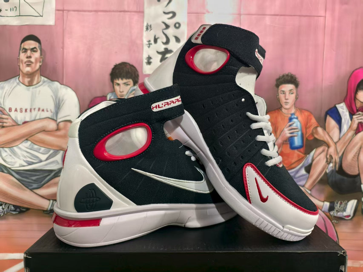 Nike High-Top Basketball Sneakers Navy White Red