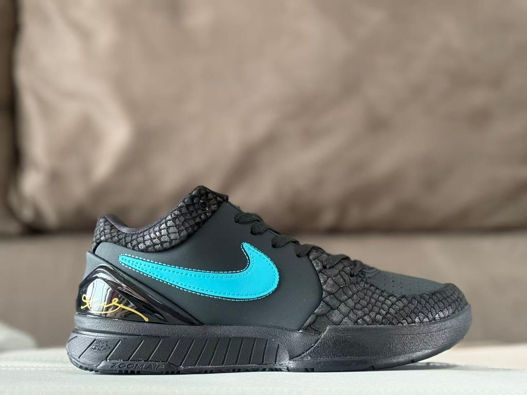 Nike Kobe 4 Black Mamba Tiffany Basketball Sneakers