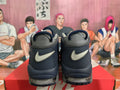 Nike Navy and Gray High-Top Sneakers