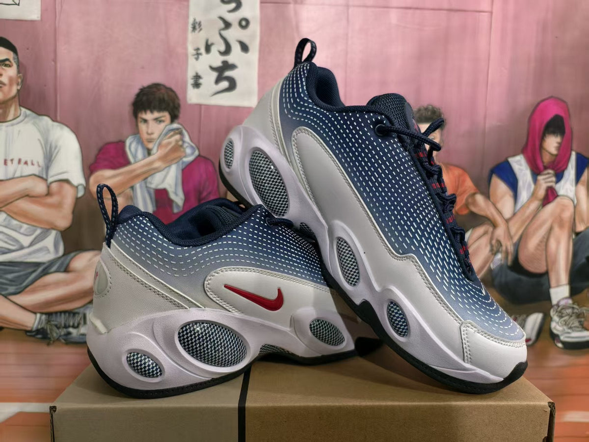 Nike White Blue Gray Sneakers