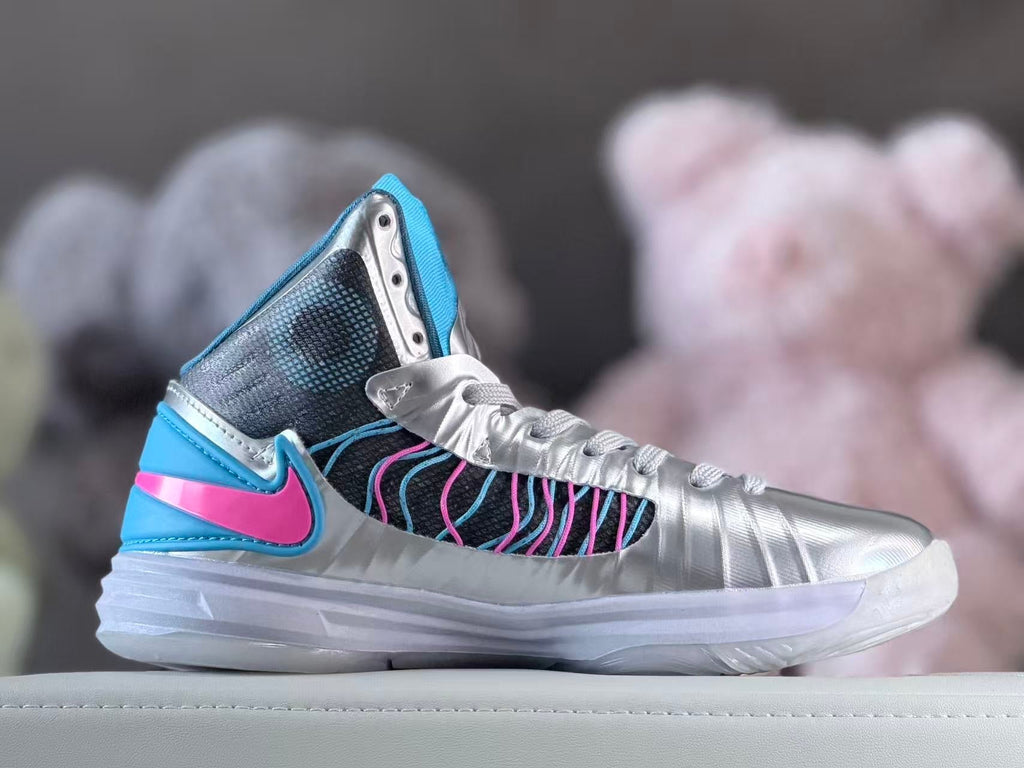 Nike HD2012 Kids High-Top Sneakers Silver