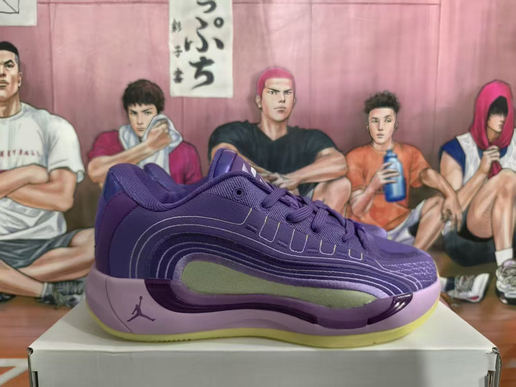 Jordan Basketball Sneakers Purple