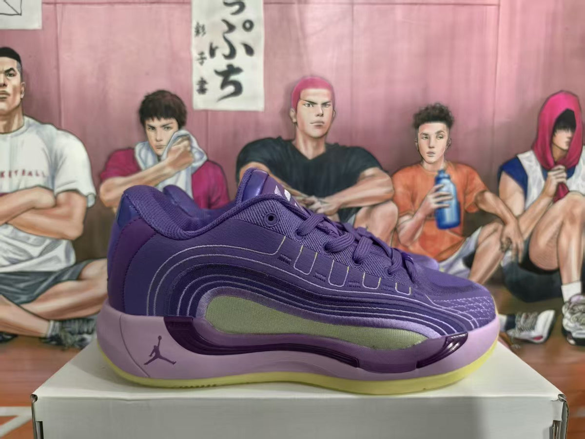 Jordan Basketball Sneakers Purple