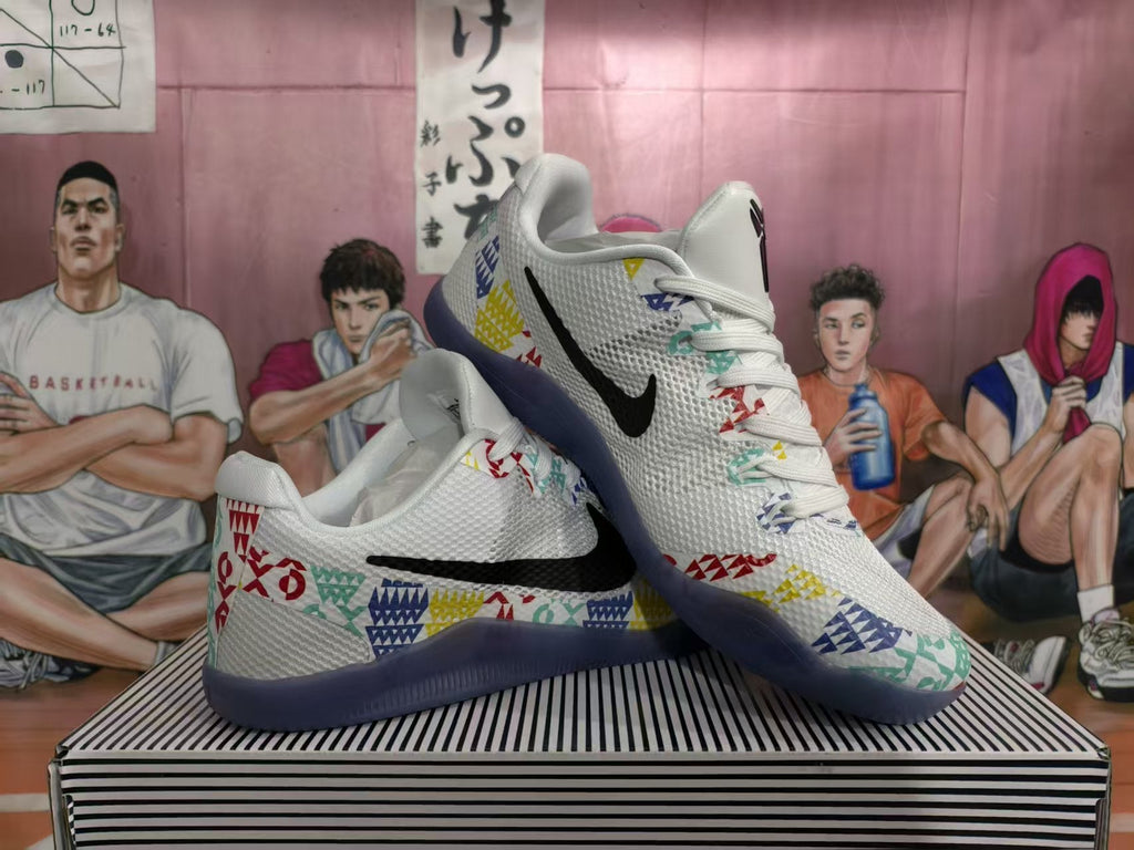 Nike Kobe Basketball Shoes White Multicolor