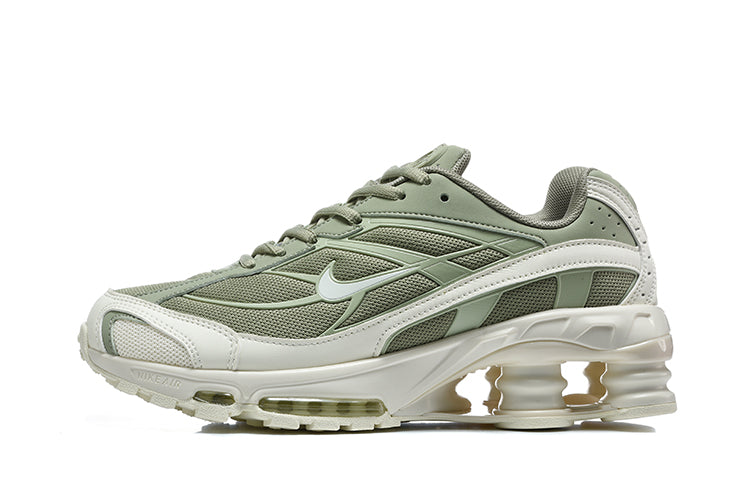 Nike Shox Ride 2 Sneakers in Sage Green and White