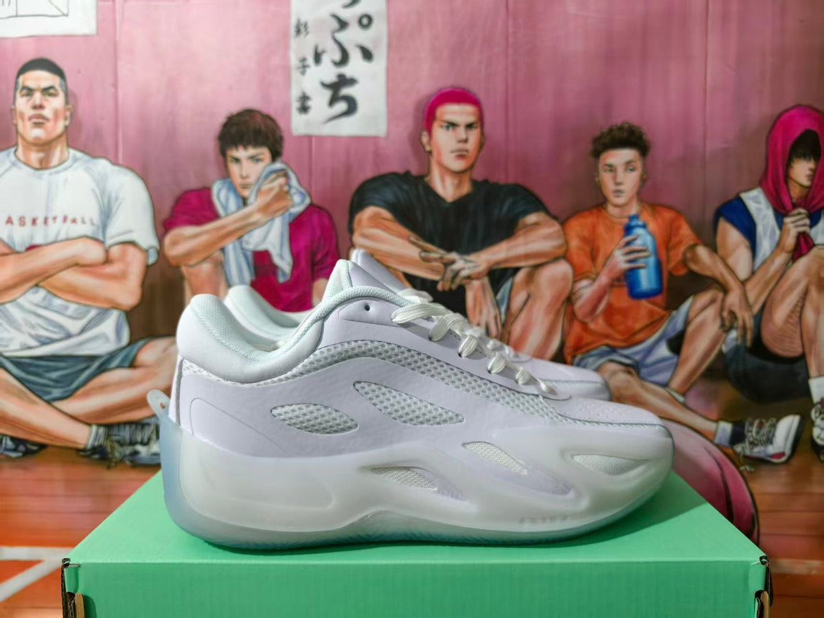 Jordan White Basketball Sneakers