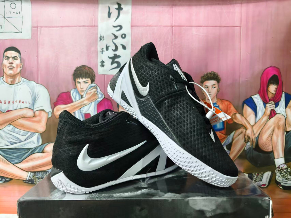 Nike Black Basketball Sneakers with White Swoosh