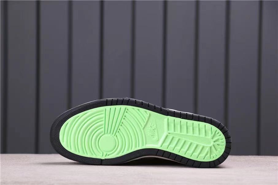 Jordan 1 Zoom Air CMFT Bayou Boys Black Purple Sneakers