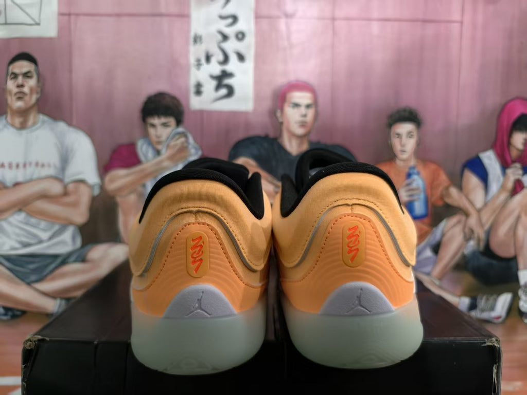 Jordan Orange Basketball Sneakers