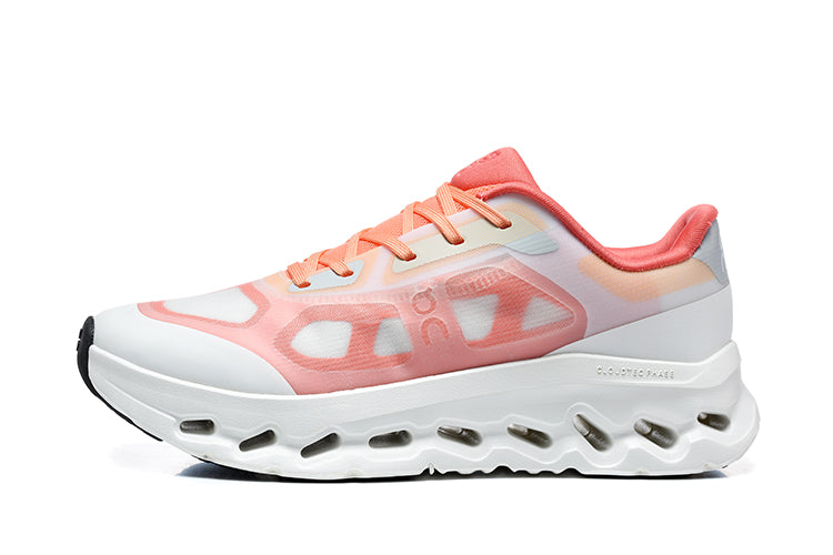 On Cloudtilt Remix Running Shoes in White and Coral